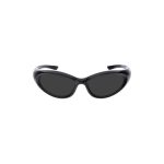 Sporty B Round Af Sunglasses in Black
